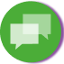 Chat green icon